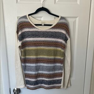 Hinge Cozy Striped Sweater - Multicolor